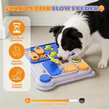 Orthopedic Memory Foam Dog Bed - Washable Cover, Non-Slip Base