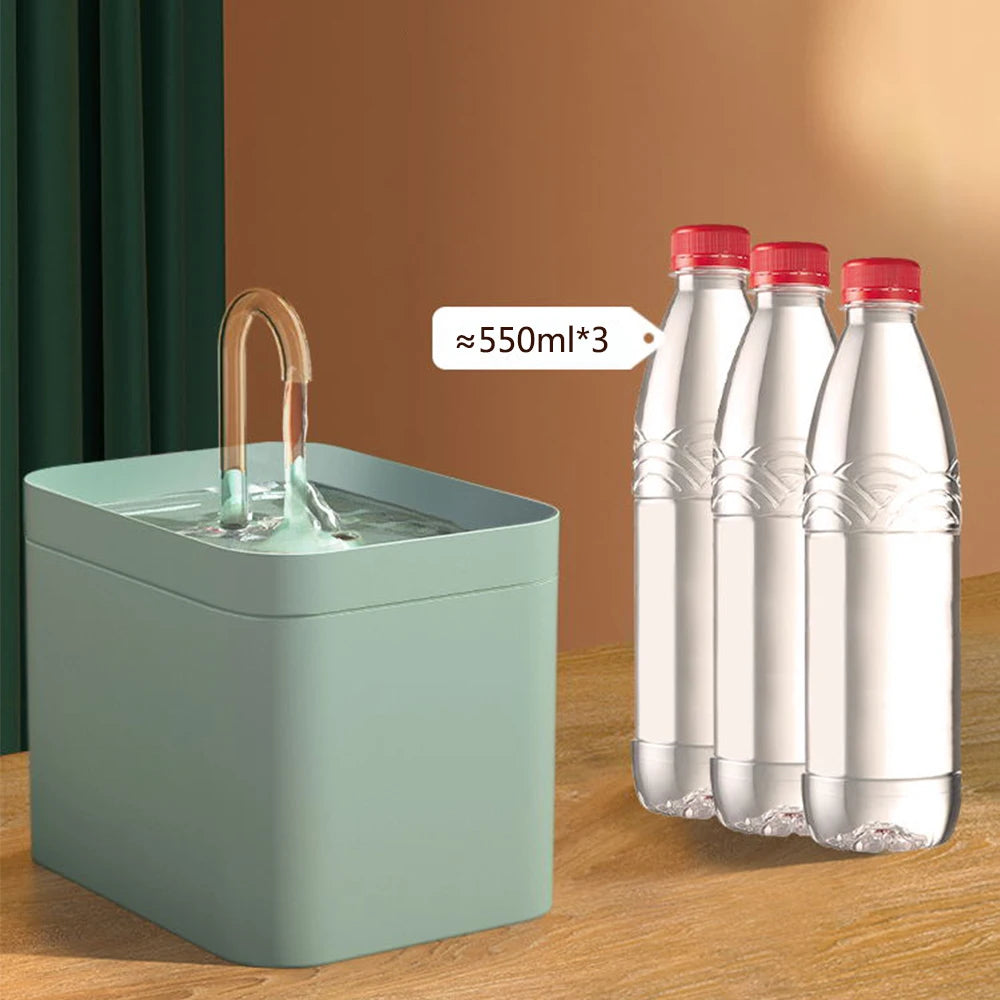 Pet Water Fountain — Ultra-Quiet Automatic Cat & Dog Water Dispenser with Filter