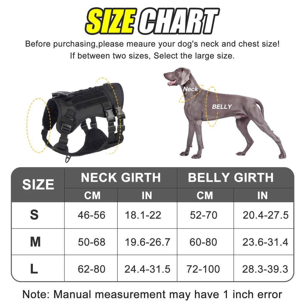 No-Pull Dog Harness with Reflective Strips - Adjustable & Escape-Proof