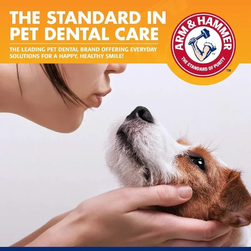 Pet Dental Care Kit - Dog and Cat Toothbrush and Enzymatic Toothpaste Set