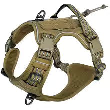 No-Pull Dog Harness with Reflective Strips - Adjustable & Escape-Proof