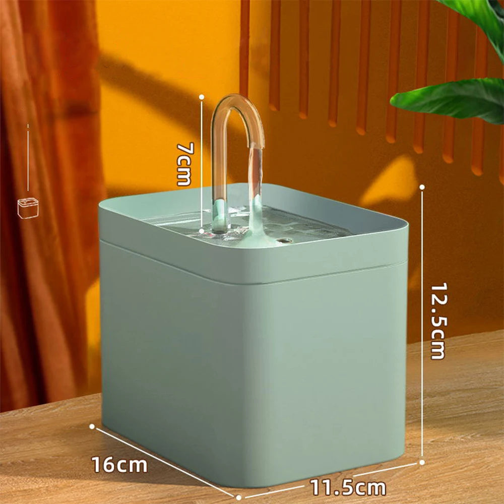 Pet Water Fountain — Ultra-Quiet Automatic Cat & Dog Water Dispenser with Filter