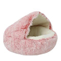 Cozy Cat Cave Bed - Hooded Igloo Design with Removable Cushion