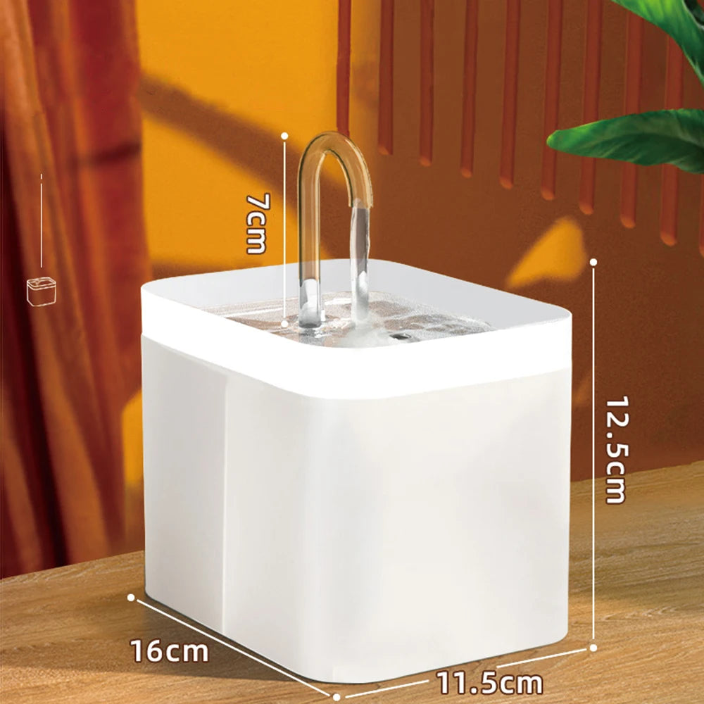Pet Water Fountain — Ultra-Quiet Automatic Cat & Dog Water Dispenser with Filter